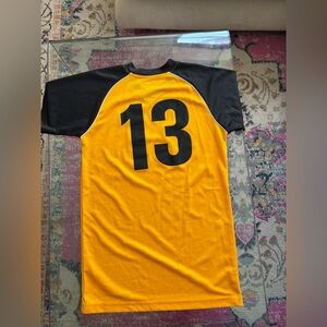 Black and Yellow Sports Jersey